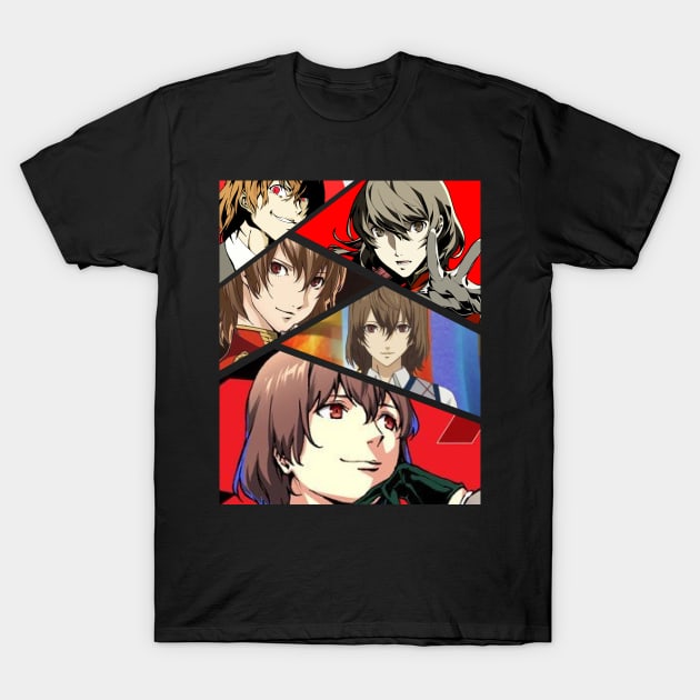 goro akechi persona 5 T-Shirt by Sparkledoom